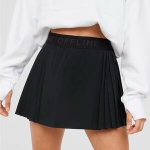 OFFLINE By Aerie Goals Logo Pleated Skort